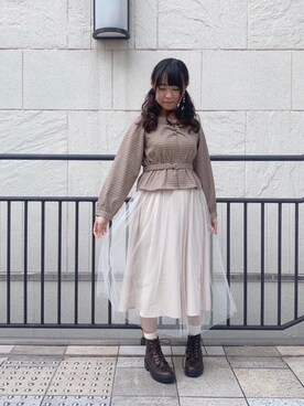 マジェスティックレゴン池袋サンシャインシティ店スタッフさん（レディース・155cm）の秋コーディネート