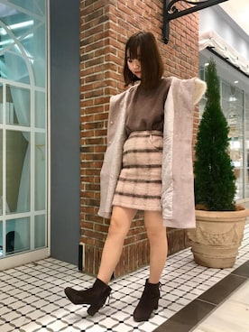 マジェスティックレゴン池袋サンシャインシティ店スタッフさん（レディース・155cm）の冬コーディネート