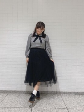 マジェスティックレゴン池袋サンシャインシティ店スタッフさん（レディース・155cm）の冬コーディネート