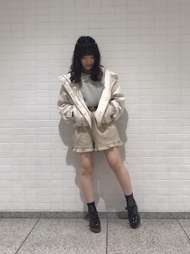 マジェスティックレゴン池袋サンシャインシティ店スタッフさん（レディース・147cm）の冬コーディネート