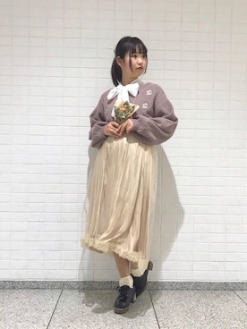 マジェスティックレゴン池袋サンシャインシティ店スタッフさん（レディース・155cm）の春コーディネート
