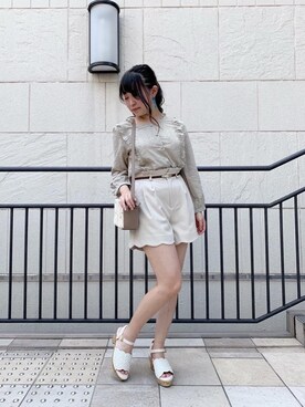 マジェスティックレゴン池袋サンシャインシティ店スタッフさん（レディース・154cm）の夏コーディネート