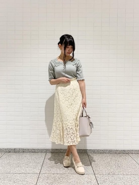 マジェスティックレゴン池袋サンシャインシティ店スタッフさん（レディース・154cm）の夏コーディネート