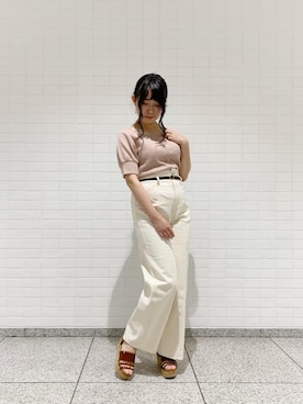 マジェスティックレゴン池袋サンシャインシティ店スタッフさん（レディース・154cm）の夏コーディネート