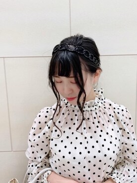 「セルフヘアアレンジ」｜マジェスティックレゴン池袋サンシャインシティ店スタッフさん（レディース・154cm）の秋コーディネート