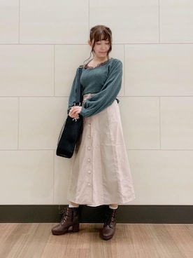 マジェスティックレゴン池袋サンシャインシティ店スタッフさん（レディース・154cm）の秋コーディネート