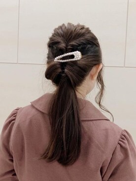 「セルフヘアアレンジ」｜マジェスティックレゴン池袋サンシャインシティ店スタッフさん（レディース・154cm）の秋コーディネート