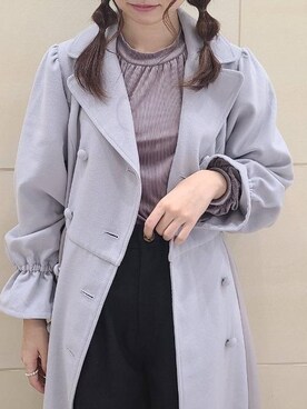 「パワショル」｜「アイテム（その他アウター）」を使った、マジェスティックレゴン池袋サンシャインシティ店スタッフさん（レディース・154cm）の秋コーディネート