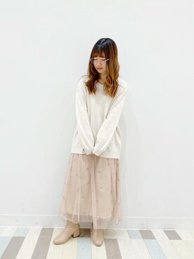 マジェスティックレゴン池袋サンシャインシティ店スタッフさん(レディース・147cm)の冬コーディネート