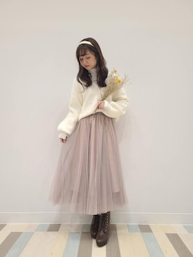 マジェスティックレゴン池袋サンシャインシティ店スタッフさん（レディース・155cm）の冬コーディネート