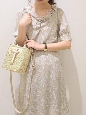 「もちまる」｜マジェスティックレゴン池袋サンシャインシティ店スタッフさん（レディース・157cm）の春コーディネート