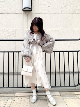 マジェスティックレゴン池袋サンシャインシティ店スタッフさん(レディース・149cm)の冬コーディネート