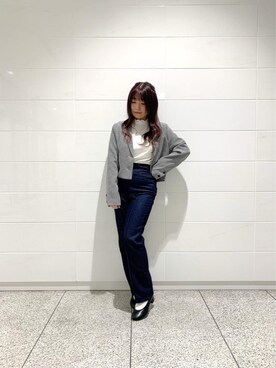 マジェスティックレゴン池袋サンシャインシティ店スタッフさん（レディース・149cm）の冬コーディネート