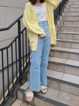 「juicy」｜マジェスティックレゴン池袋サンシャインシティ店スタッフさん（レディース・155cm）の春コーディネート