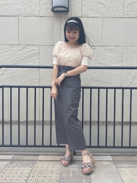 マジェスティックレゴン池袋サンシャインシティ店スタッフさん(レディース・160cm)の春コーディネート