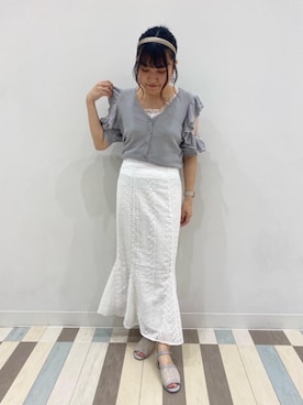 マジェスティックレゴン池袋サンシャインシティ店スタッフさん（レディース・160cm）の夏コーディネート