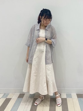 マジェスティックレゴン池袋サンシャインシティ店スタッフさん（レディース・160cm）の夏コーディネート