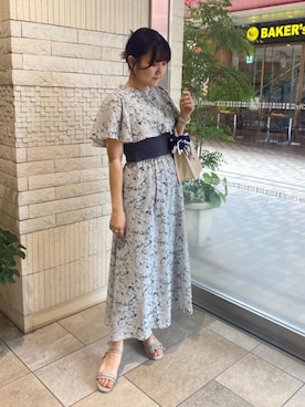 マジェスティックレゴン池袋サンシャインシティ店スタッフさん（レディース・160cm）の夏コーディネート