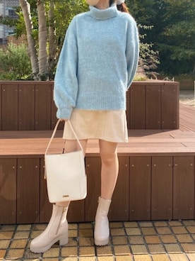 「ぶるー」｜マジェスティックレゴン池袋サンシャインシティ店スタッフさん（レディース・160cm）の秋コーディネート