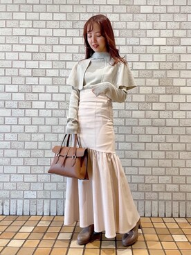マジェスティックレゴン池袋サンシャインシティ店スタッフさん（レディース・150cm）の冬コーディネート