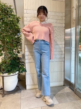 マジェスティックレゴン池袋サンシャインシティ店スタッフさん（レディース・160cm）の冬コーディネート