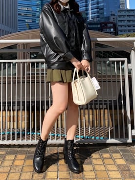 マジェスティックレゴン池袋サンシャインシティ店スタッフさん(レディース・163cm)の冬コーディネート