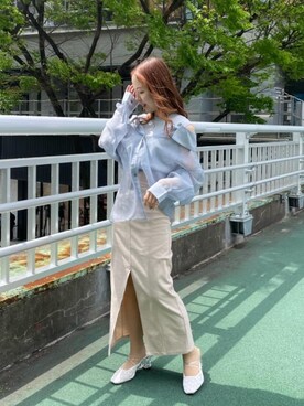 マジェスティックレゴン池袋サンシャインシティ店スタッフさん（レディース・150cm）の春コーディネート