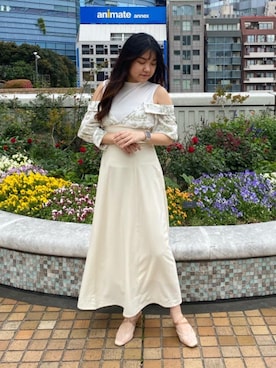 マジェスティックレゴン池袋サンシャインシティ店スタッフさん（レディース・160cm）の春コーディネート