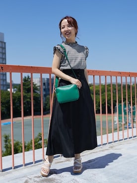 マジェスティックレゴン池袋サンシャインシティ店スタッフさん（レディース・150cm）の夏コーディネート