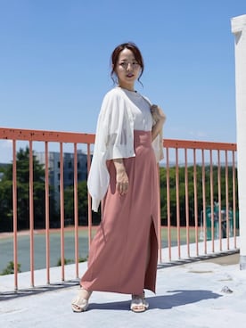 マジェスティックレゴン池袋サンシャインシティ店スタッフさん（レディース・150cm）の夏コーディネート