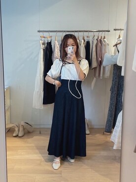マジェスティックレゴン池袋サンシャインシティ店スタッフさん（レディース・150cm）の夏コーディネート
