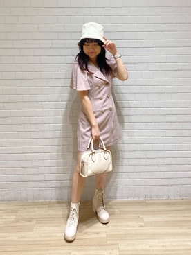 マジェスティックレゴン池袋サンシャインシティ店スタッフさん（レディース・160cm）の夏コーディネート