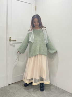 「イエべ秋」｜マジェスティックレゴン池袋サンシャインシティ店スタッフさん（レディース・150cm）の秋コーディネート