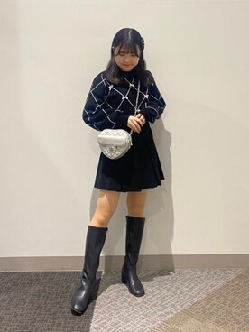 マジェスティックレゴン池袋サンシャインシティ店スタッフさん(レディース・160cm)の冬コーディネート