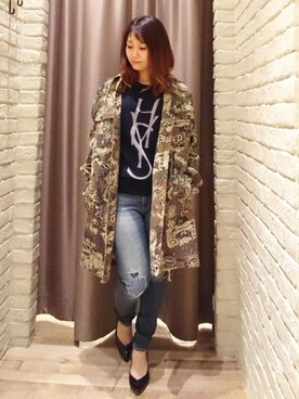 Mikeさん（レディース・154cm）の秋コーディネート