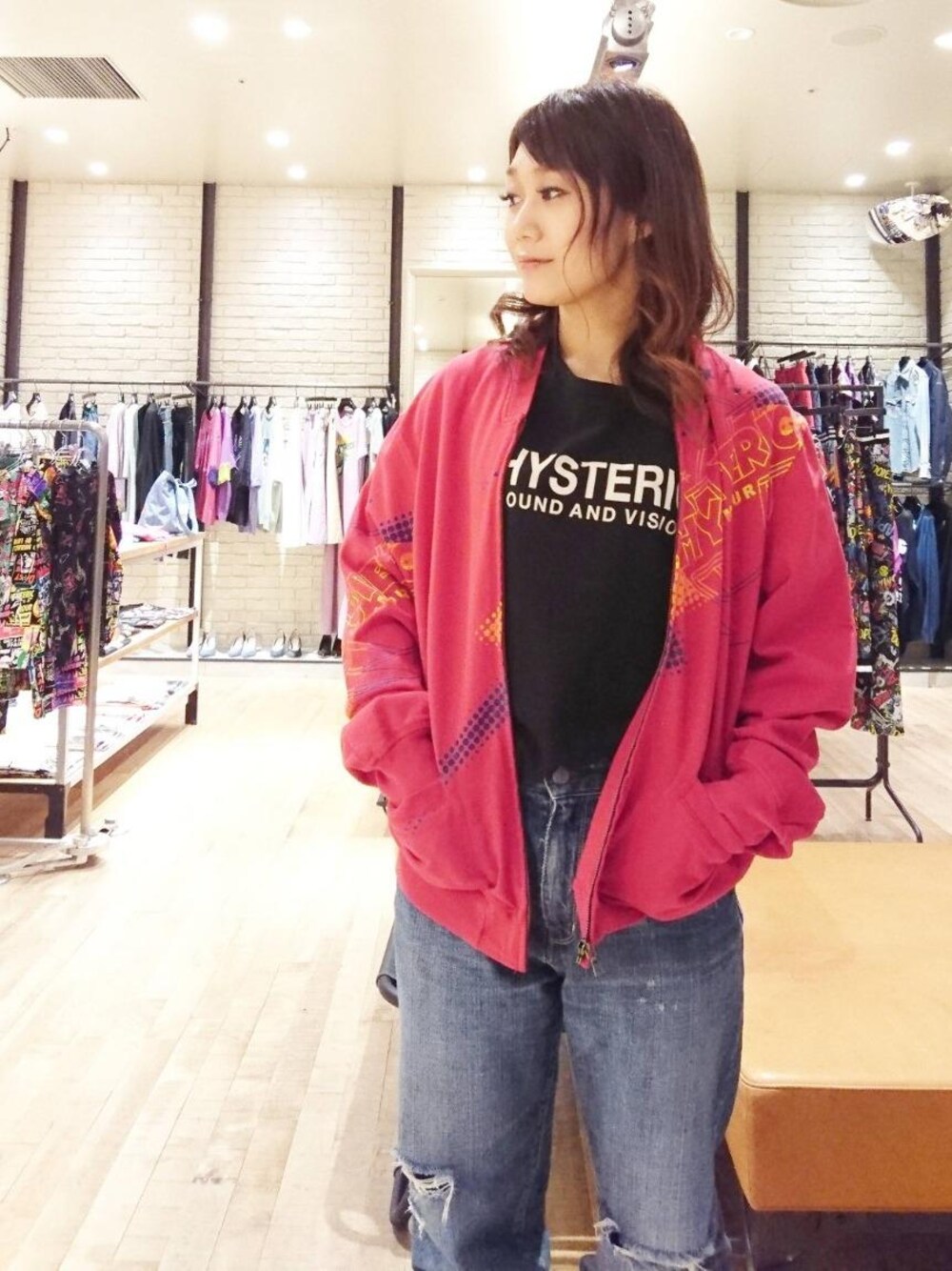 HYSTERIC GLAMOUR DISCO DISCO pt ブルゾン HYSTERIC GLAMOUR（ヒステリックグラマー）の「DISCO DISCO pt