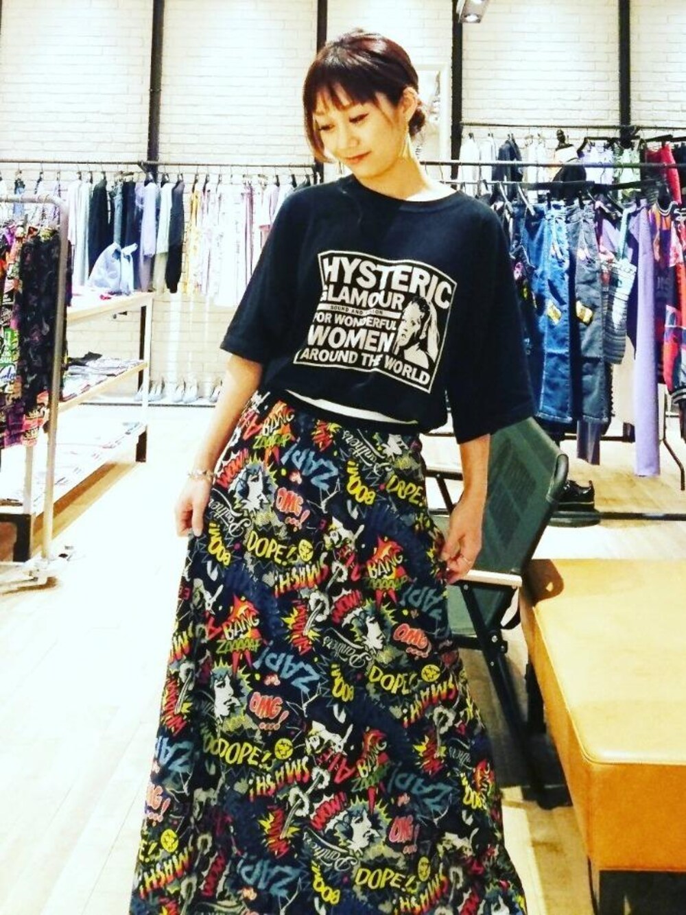 HYSTERIC GLAMOUR（ヒステリックグラマー）の「HYS ZAP ZAP総柄 