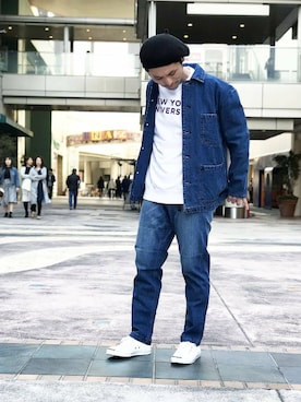 木山正己さん(メンズ・176cm)の春コーディネート