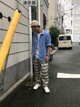 木山正己さん（メンズ・176cm）の夏コーディネート