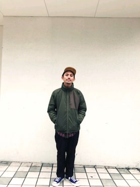 木山正己さん(メンズ・176cm)の冬コーディネート