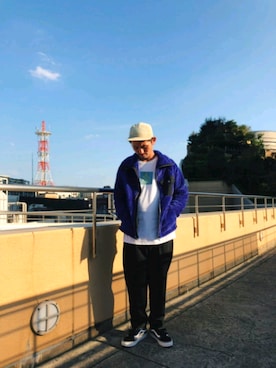 「アイテム（ブルゾン）」を使った、木山正己さん（メンズ・176cm・30代）の冬コーディネート