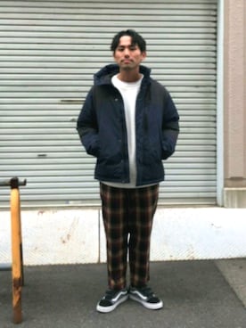 木山正己さん(メンズ・176cm)の冬コーディネート