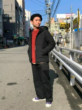 木山正己さん（メンズ・176cm）の冬コーディネート