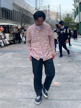 木山正己さん(メンズ・176cm)の春コーディネート