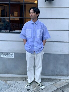 「THUMPERS BROOKLYN NYC USA（サンパース）のアイテム」を使った、木山正己さん（メンズ・176cm）の春コーディネート