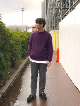 木山正己さん（メンズ・176cm）の冬コーディネート