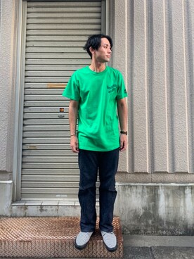 「NOAH（ノア）のアイテム」を使った、木山正己さん（メンズ・176cm）の夏コーディネート