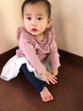 かいまさん(キッズ・70cm)の冬コーディネート