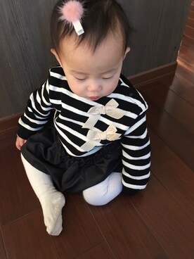 かいまさん（キッズ・70cm）の冬コーディネート