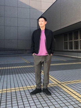 慈道 一磨さん（メンズ・170cm）の冬コーディネート